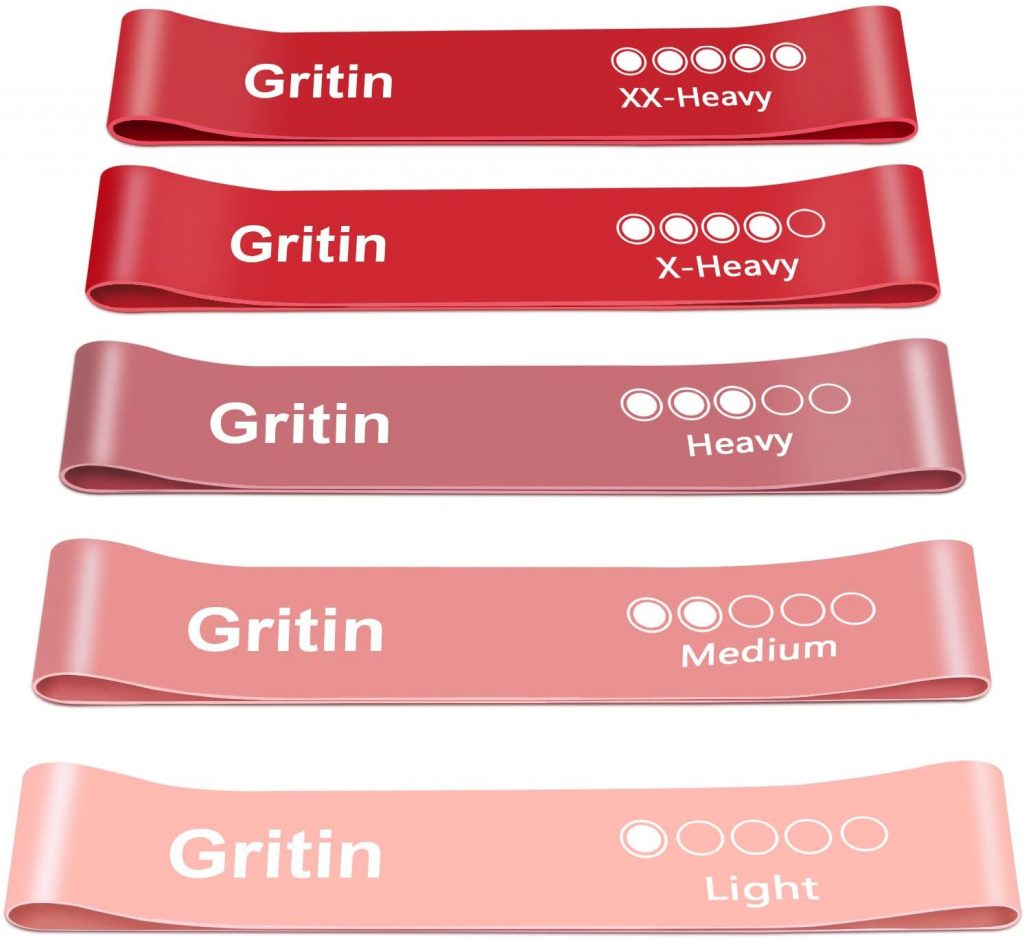 Bandas elásticas Gritin roja. Las mejores bandas para hacer ejercicio del 2022 Greenlook Magazine