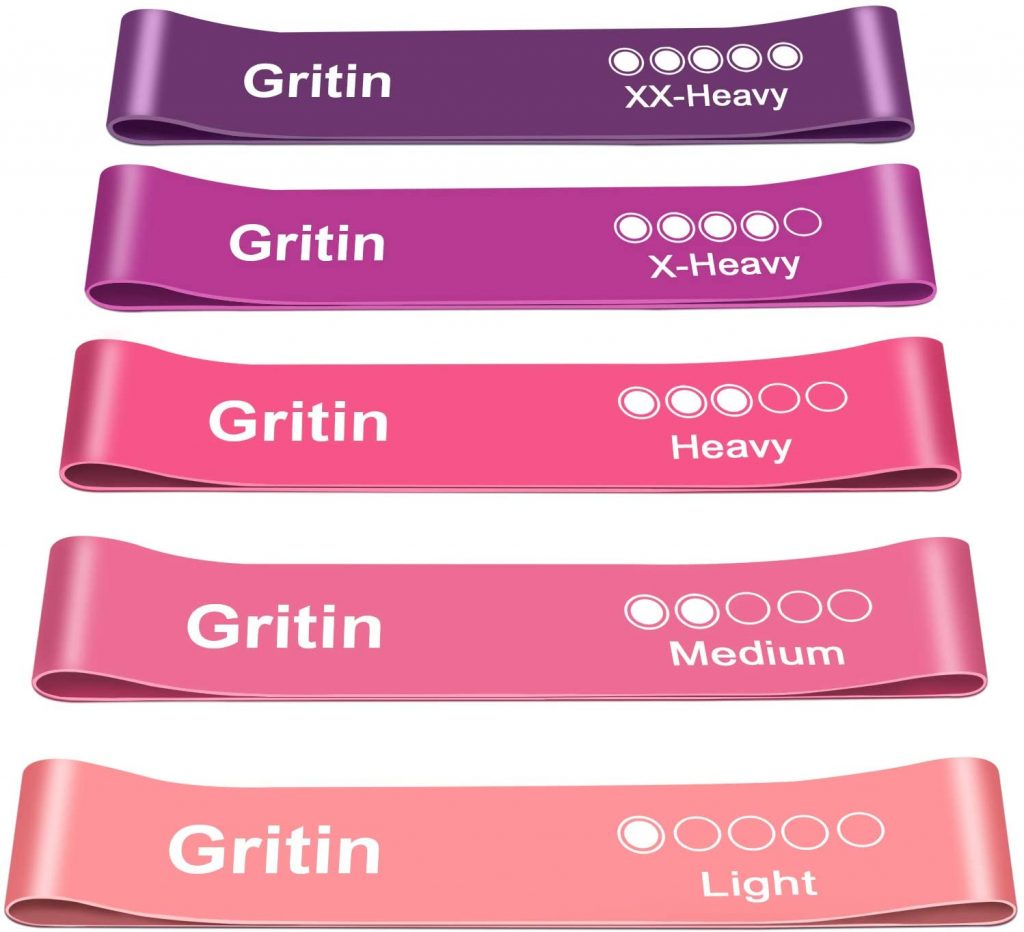 Bandas elásticas Gritin rosa. Las mejores bandas para hacer ejercicio del 2022 Greenlook Magazine